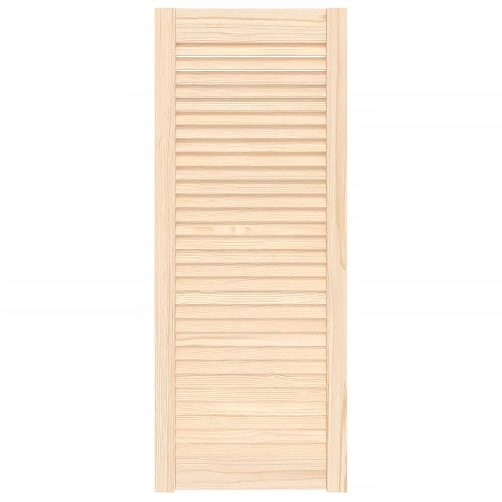 Porta de armário com design de persiana pinho maciço