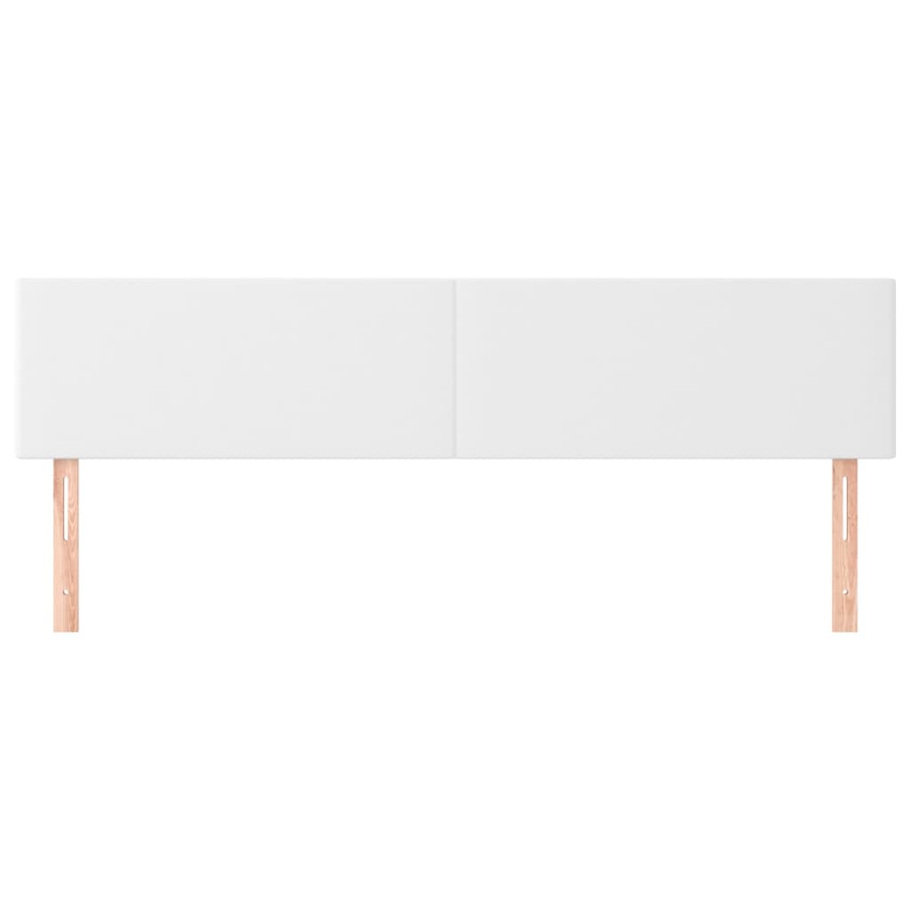 Cabeceiras branco 180x5x78/88 cm couro artificial
