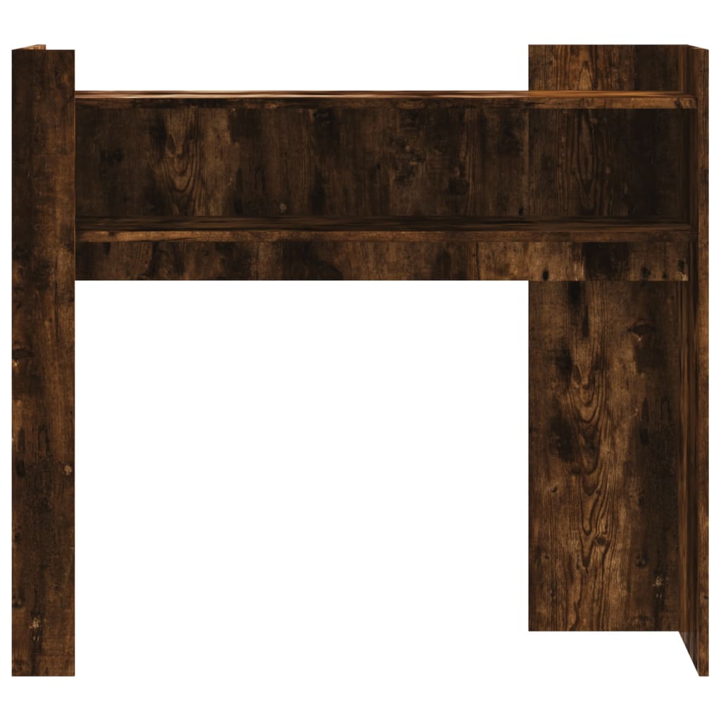 Mesa consola 100x35x90 cm derivados de madeira carvalho fumado