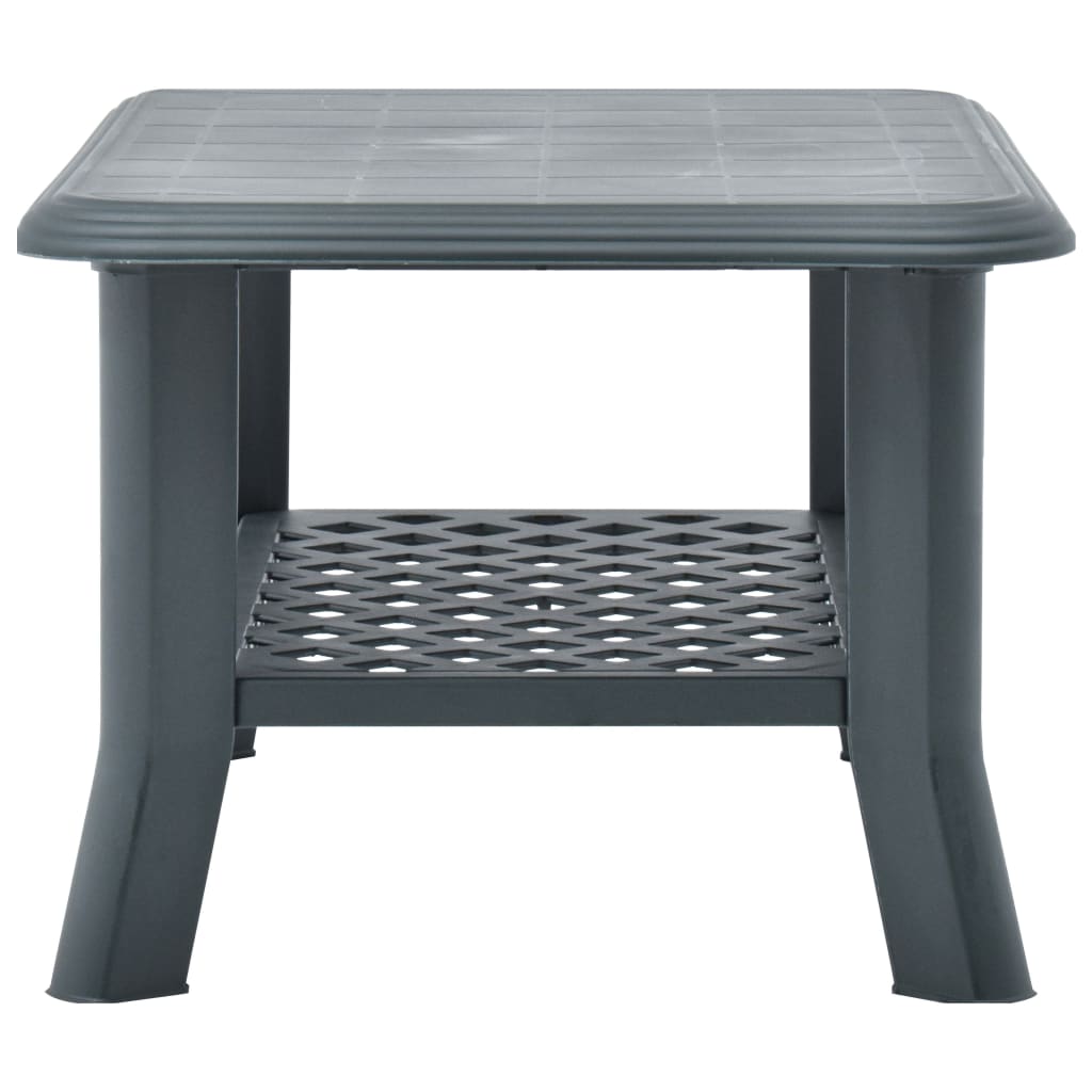 Mesa de centro 90x60x46 cm plástico verde