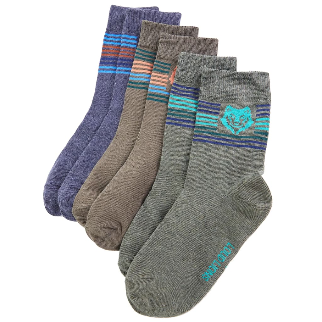 Meias para criança 5 pares ue 30-34
