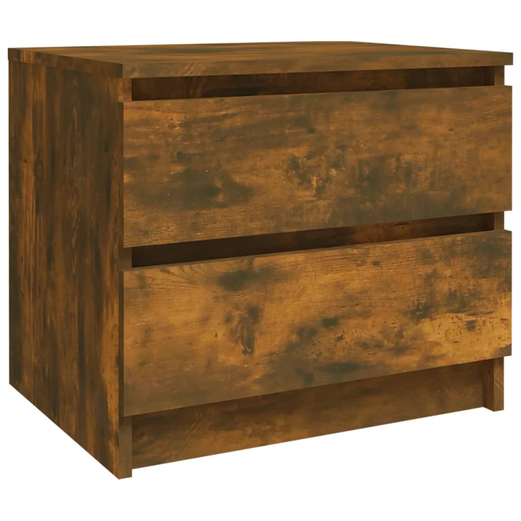 Mesa cabeceira 50x39x43,5 cm derivados madeira carvalho fumado