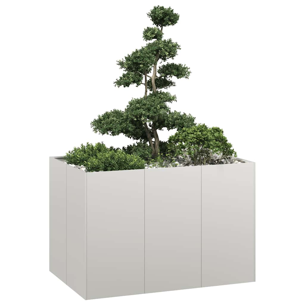 Plantador 120x80x80 cm aço inoxidável