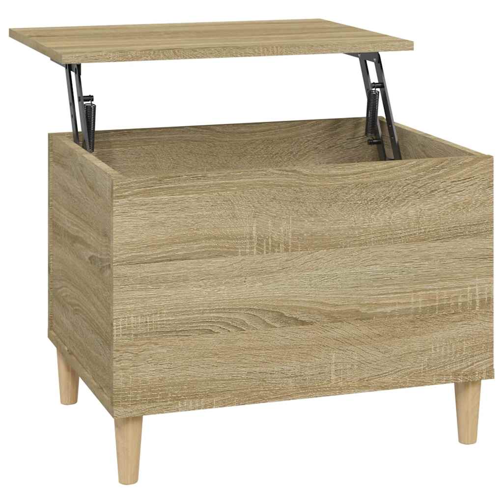 Mesa de centro 60x44,5x45 cm derivados madeira carvalho sonoma