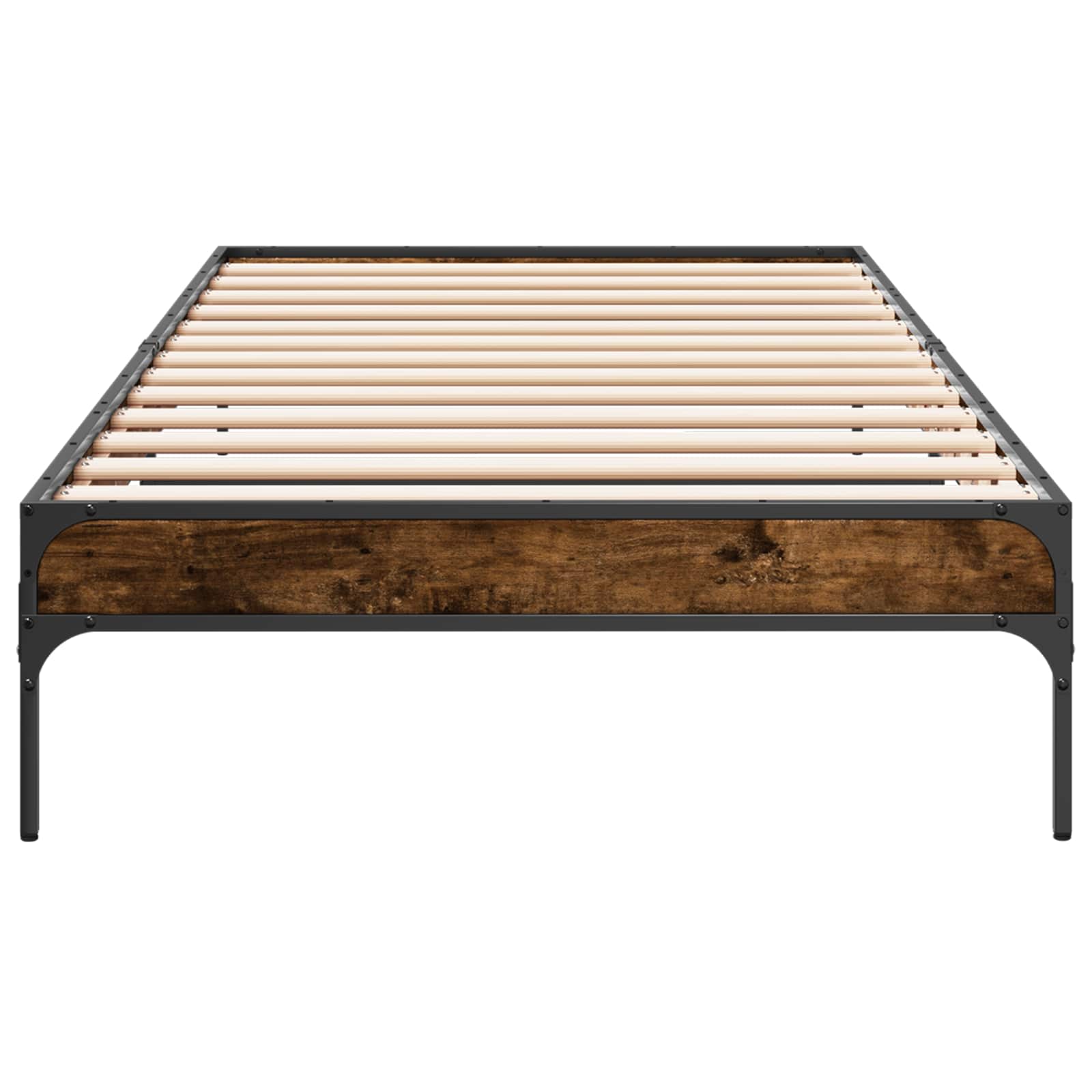 Estrutura da cama carvalho fumê 80 x 200 cm