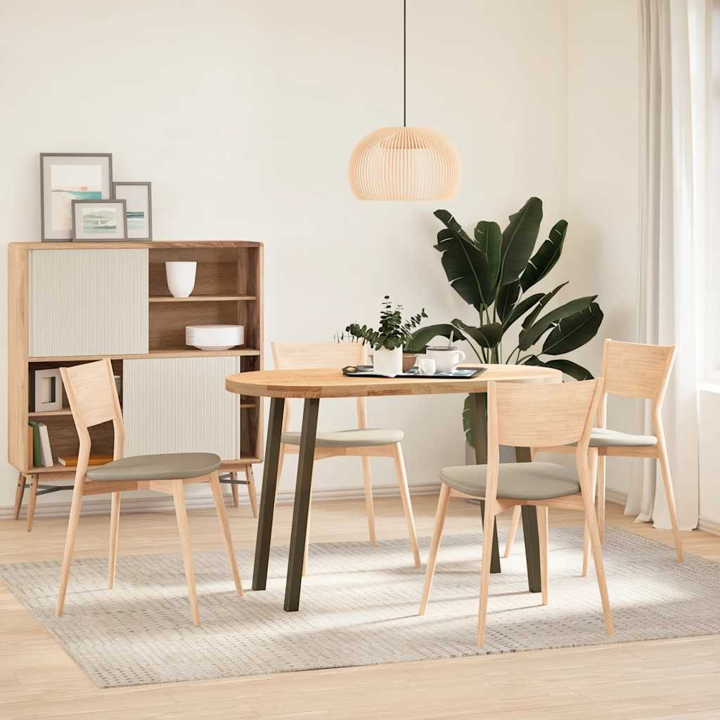 Pés de mesa de console 4 peças aço natural 72 cm aço
