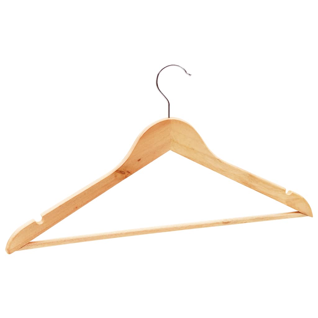 50 Pcs conjunto de cabides antiderrapantes madeira