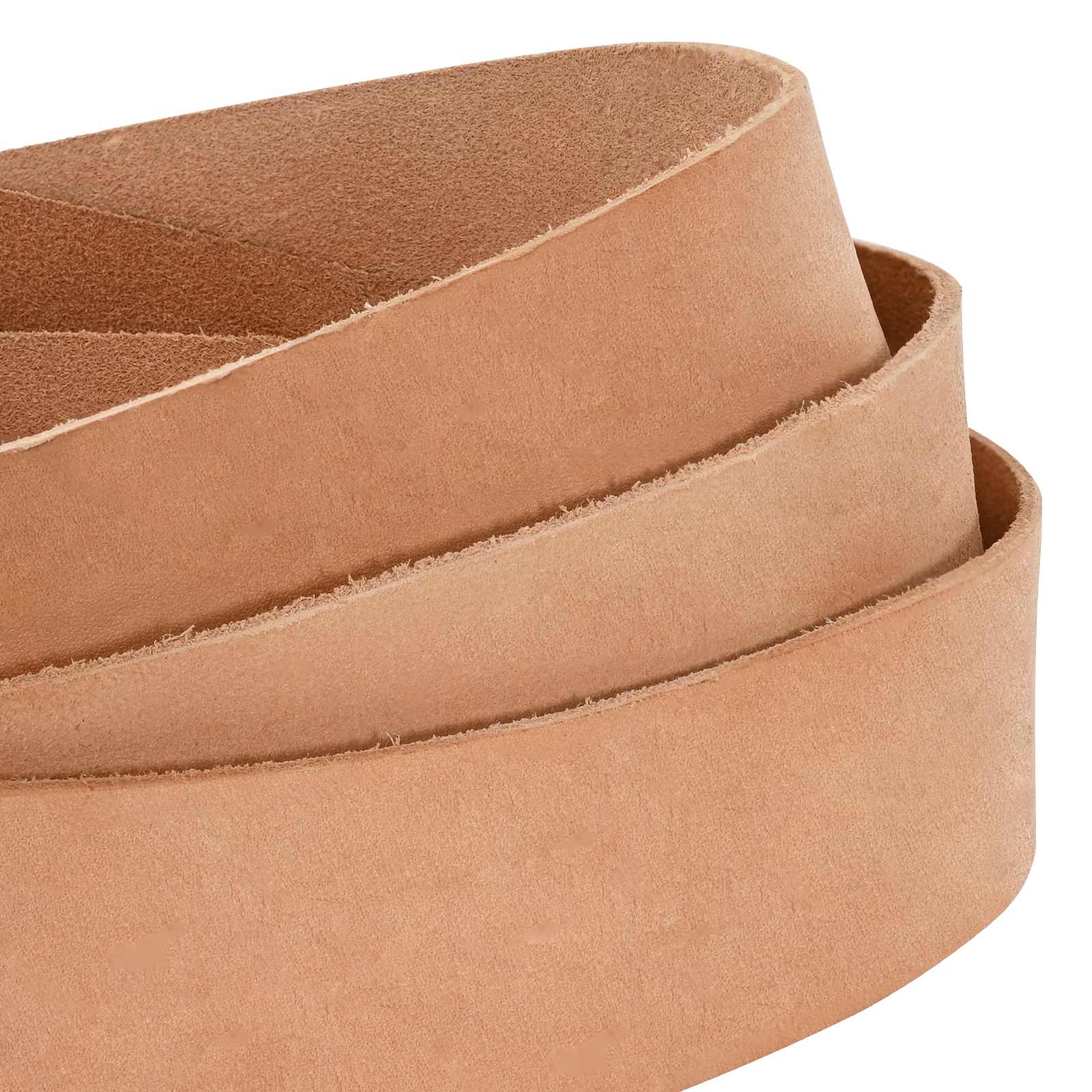 Pulseira de couro marrom claro 1000 x 2,5 cm couro