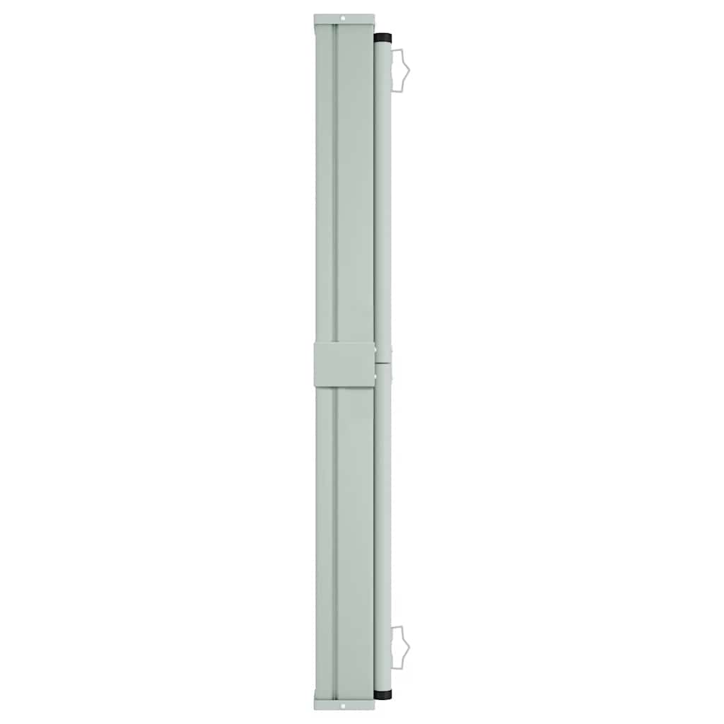 Toldo lateral retrátil para pátio 140x600 cm creme