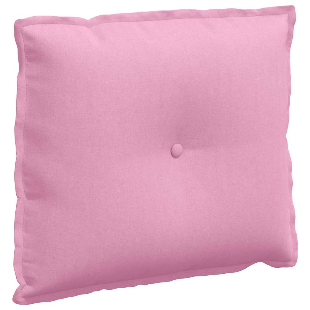 Travesseiro para costas rosa 60 x 19 x 50 cm tecido