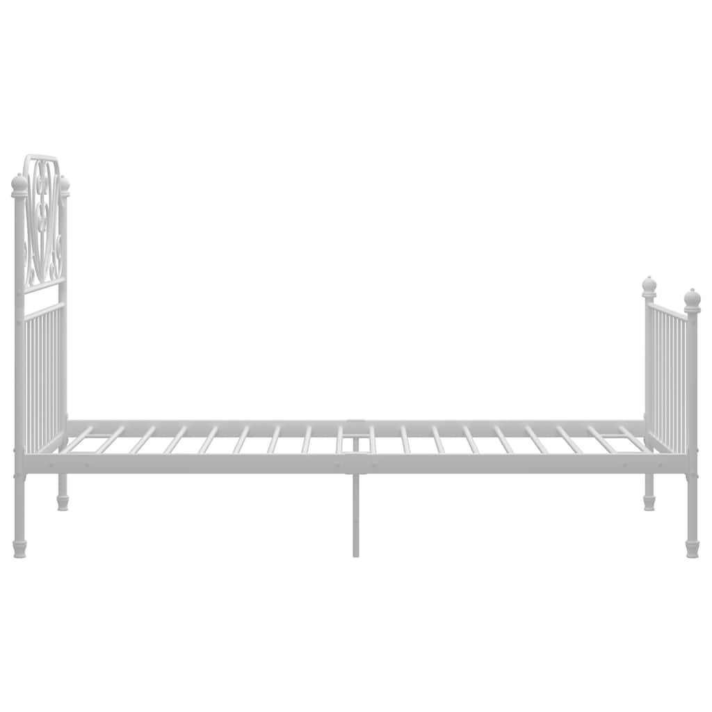 Estrutura de cama metal 90x200 cm branco