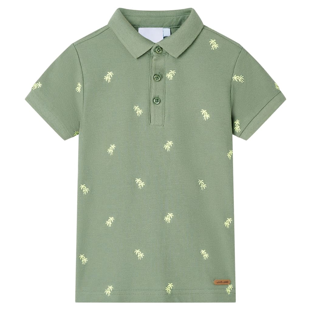 Polo para criança caqui 92
