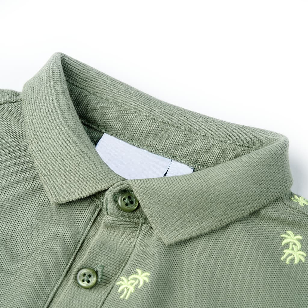 Polo para criança caqui 92