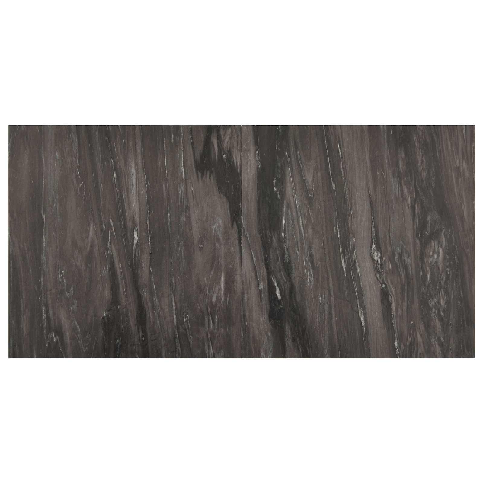 Pranchas de piso autoadesivo cinzento-escuro 30,5 x 30,5 cm