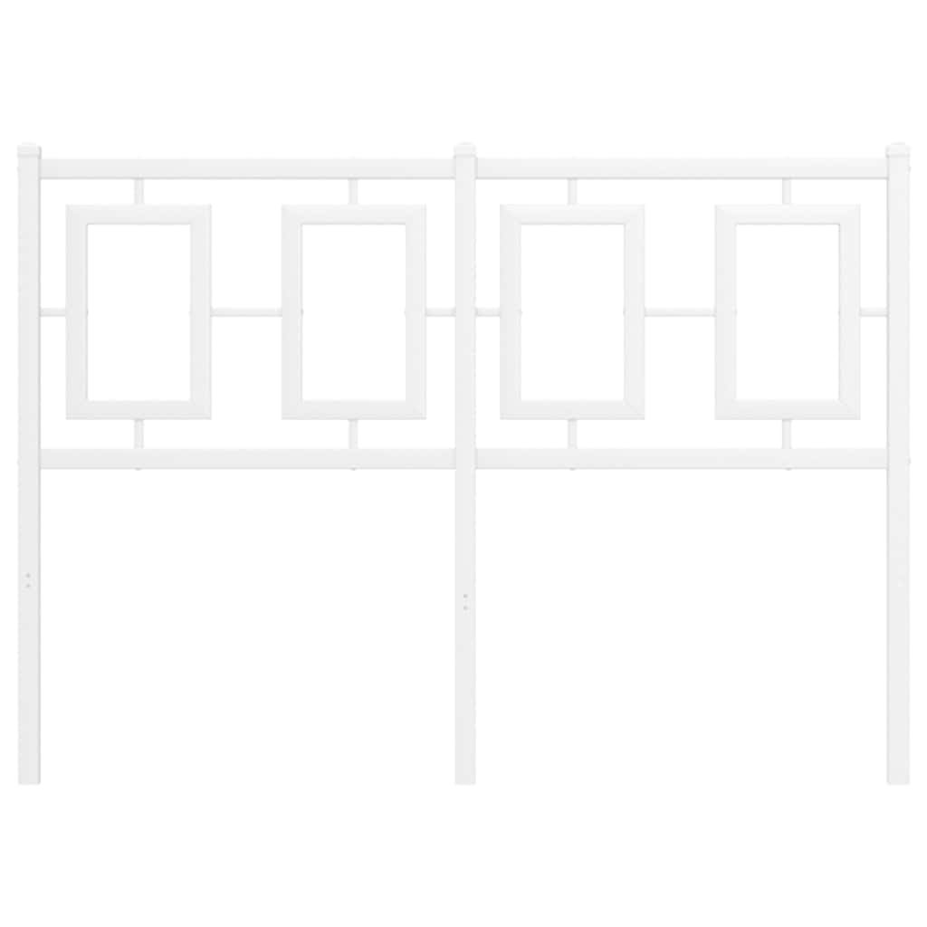 Cabeceira de substituição 120 cm metal branco
