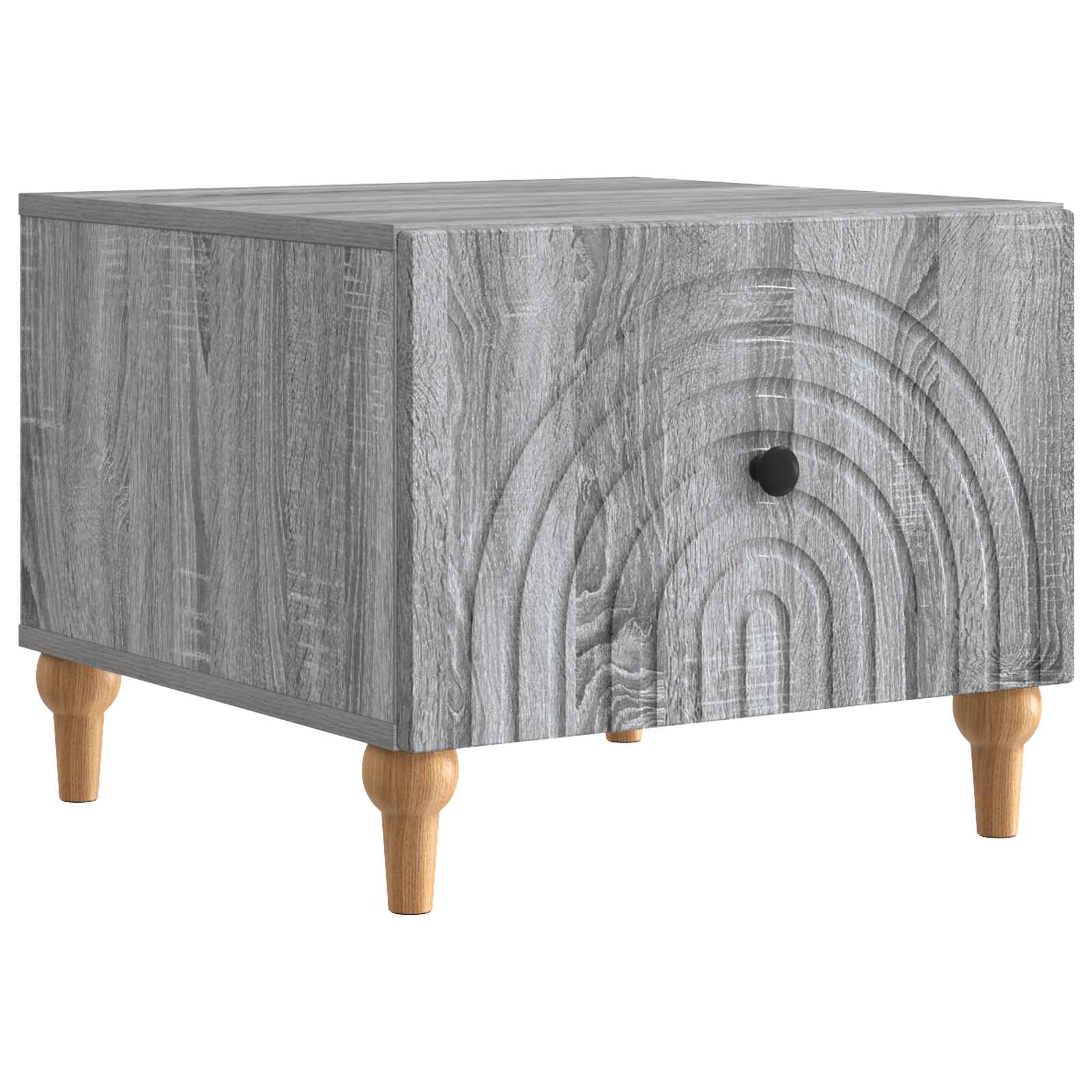 Mesa de centro com gaveta sonoma cinzento 49 x 50 x 40 cm