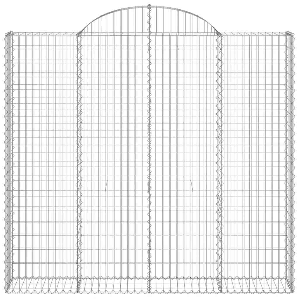Cestos gabião arqueados 9pcs 200x50x180/200cm ferro galvanizado