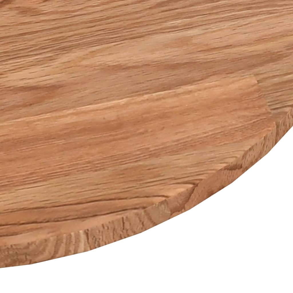 Tampo mesa redondo ø30x1,5 cm carvalho tratado castanho-claro