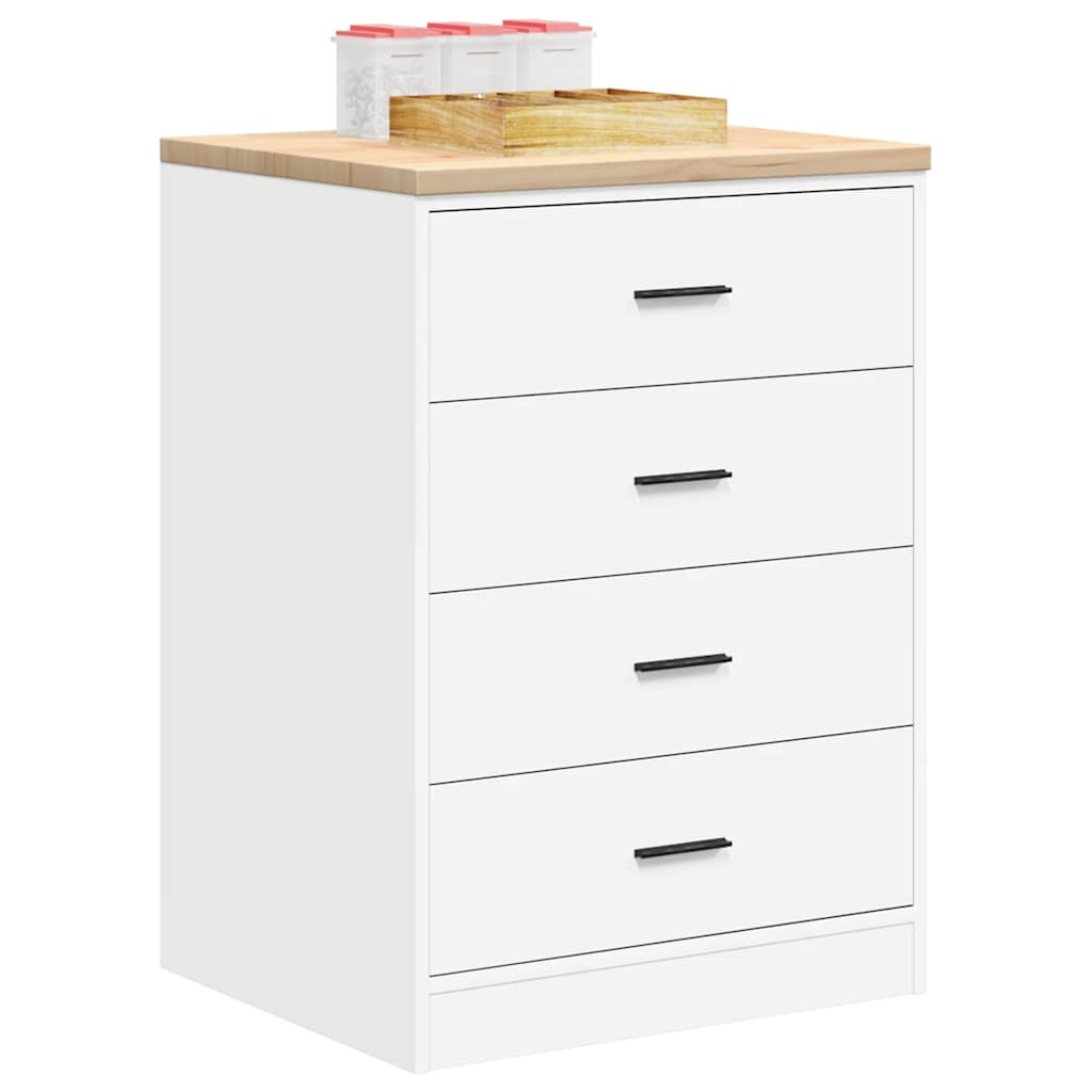 Armário de arrumação de garagem branco 60x51x85 cm