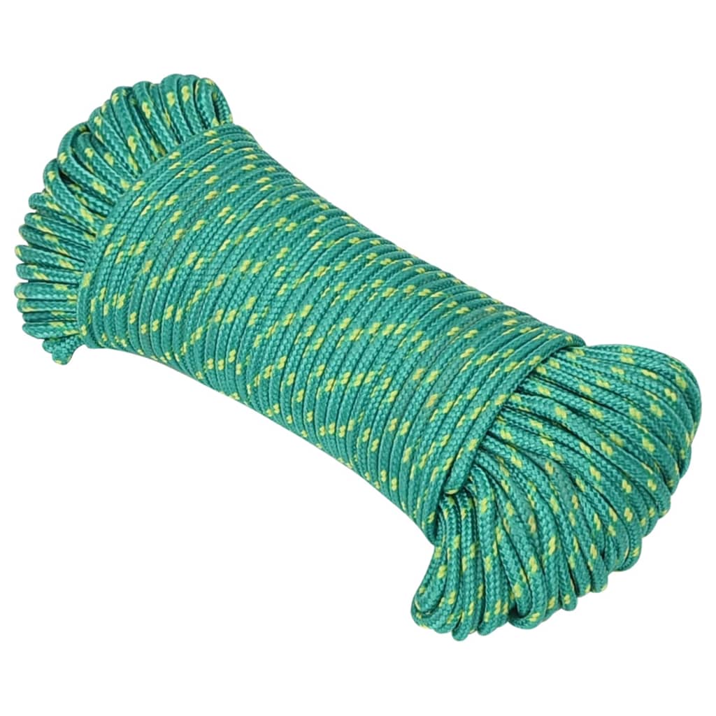 Corda de barco 5 mm 50 m polipropileno verde