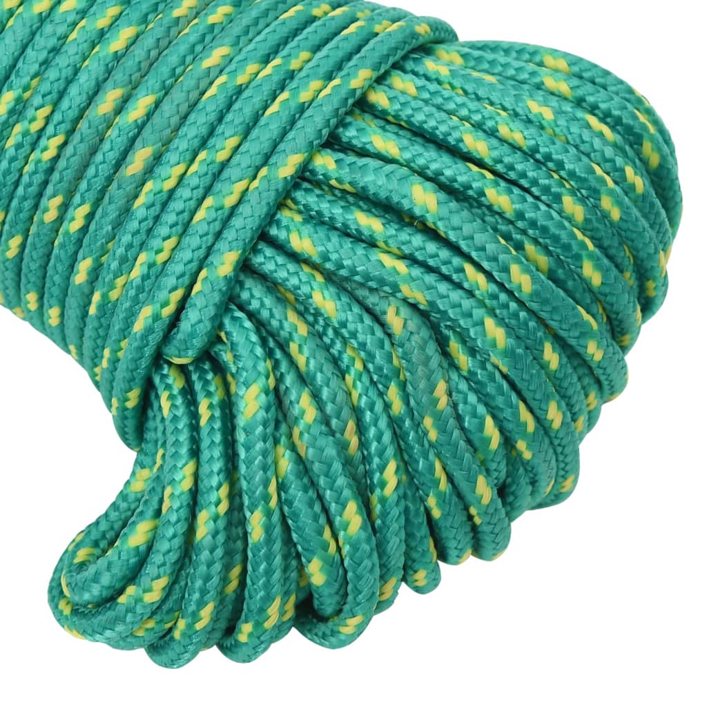 Corda de barco 5 mm 50 m polipropileno verde