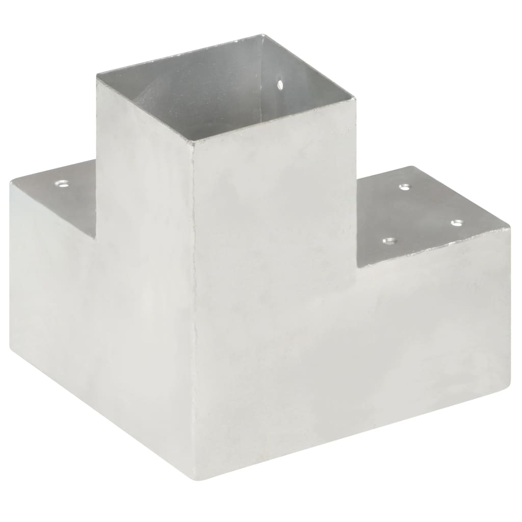 Base para poste em forma de y 101x101 mm metal galvanizado