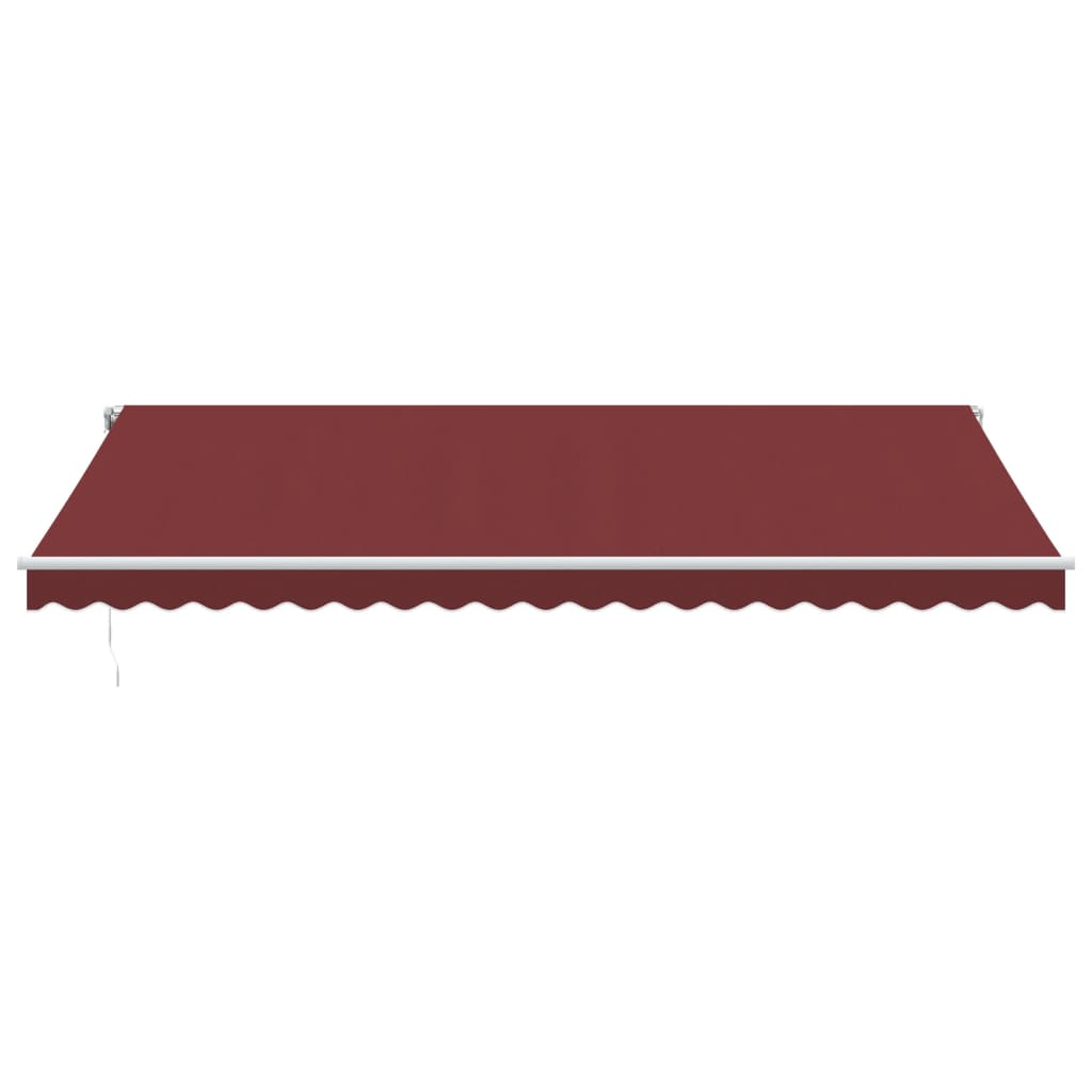 Toldo retrátil automático 500x350 cm bordô