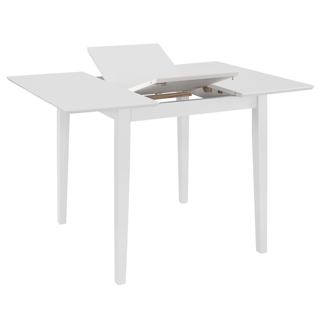 5 Pcs conjunto de jantar MDF branco
