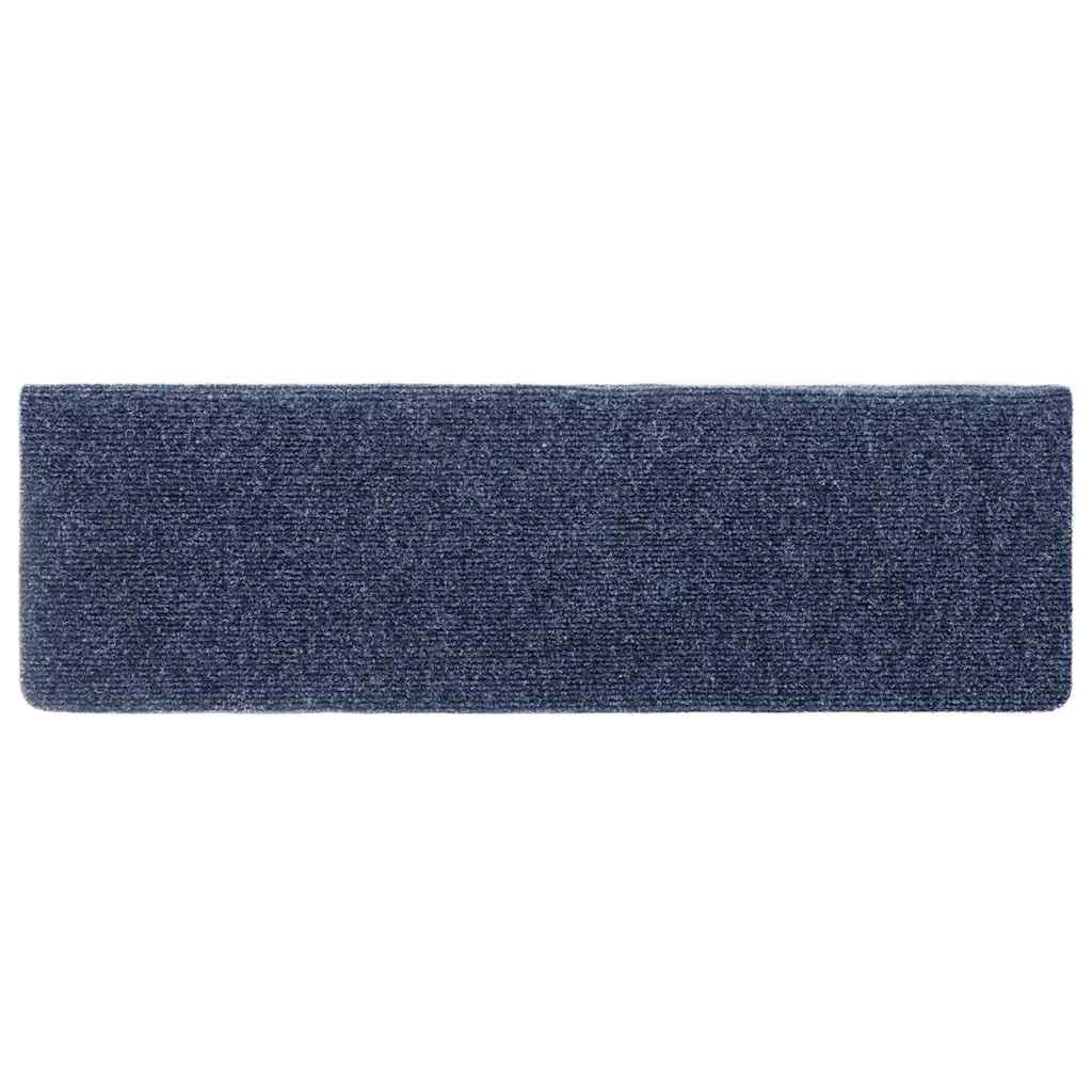 Tapetes de escada autoadesivos 5 peças 65x21x4 cm antracite borda retangular