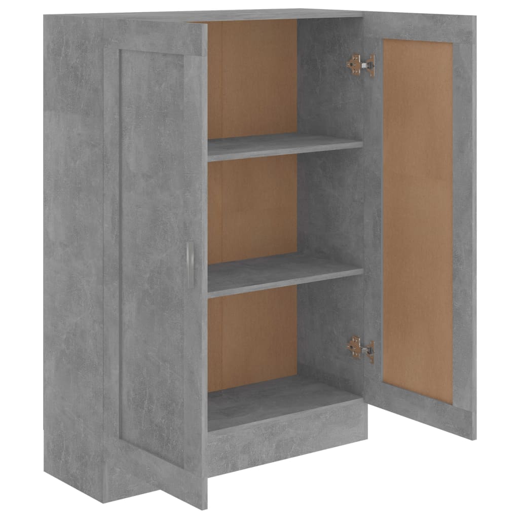 Estante 82,5x30,5x115 cm derivados de madeira cinzento cimento