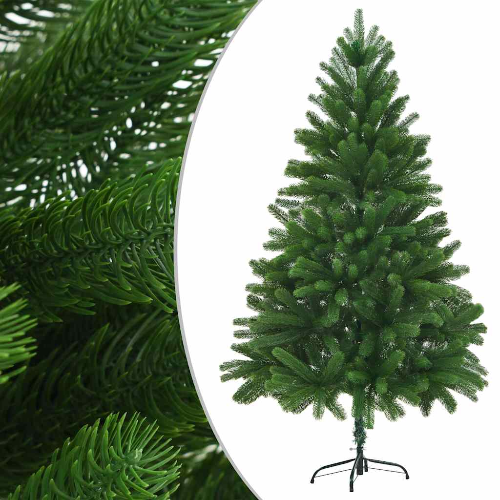 Árvore de natal artificial agulhas realistas 180 cm verde