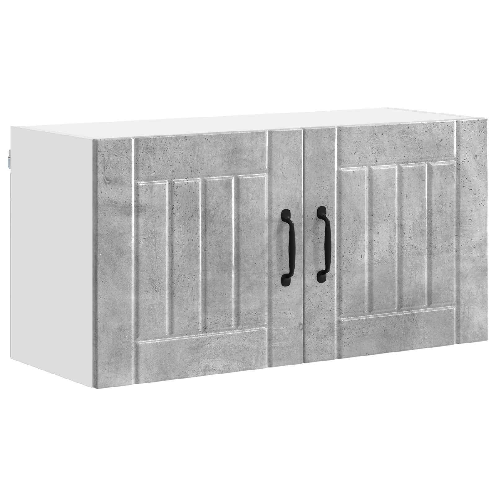 Armário de parede lucca cinzento cimento 80 x 31 x 40 cm