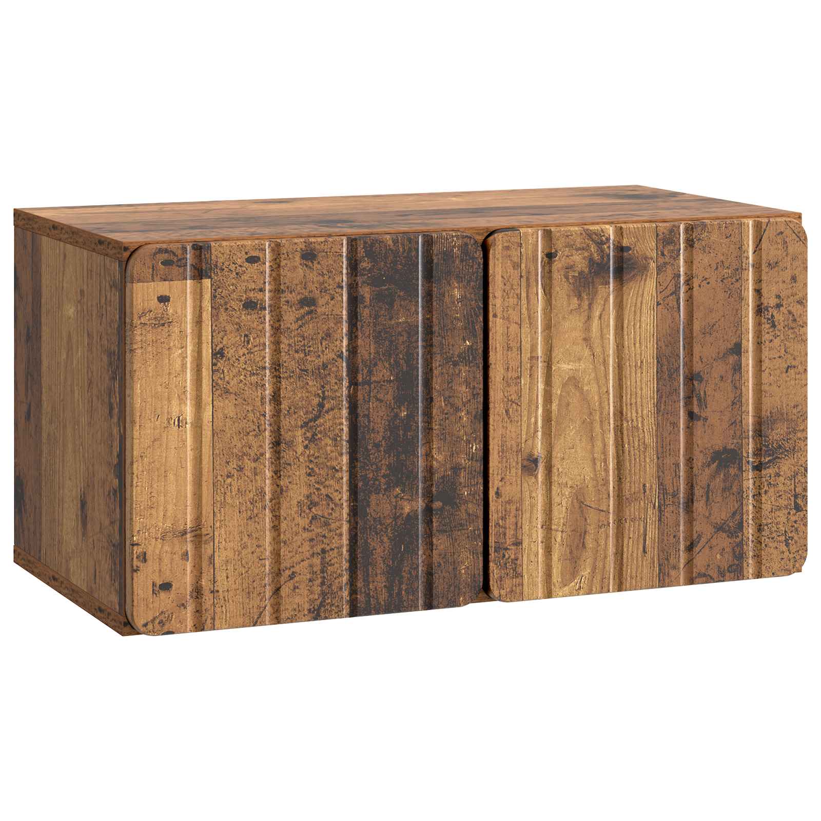 Gabinete de TV de parede 59,5 x 31 x 30 cm madeira antiga