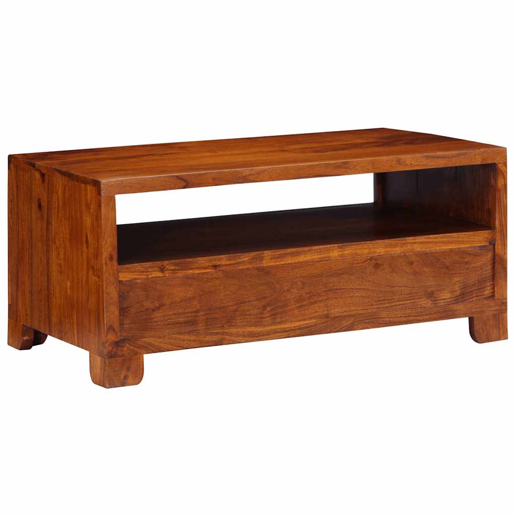 Mesa de centro 90x50x40 cm madeira de acácia maciça