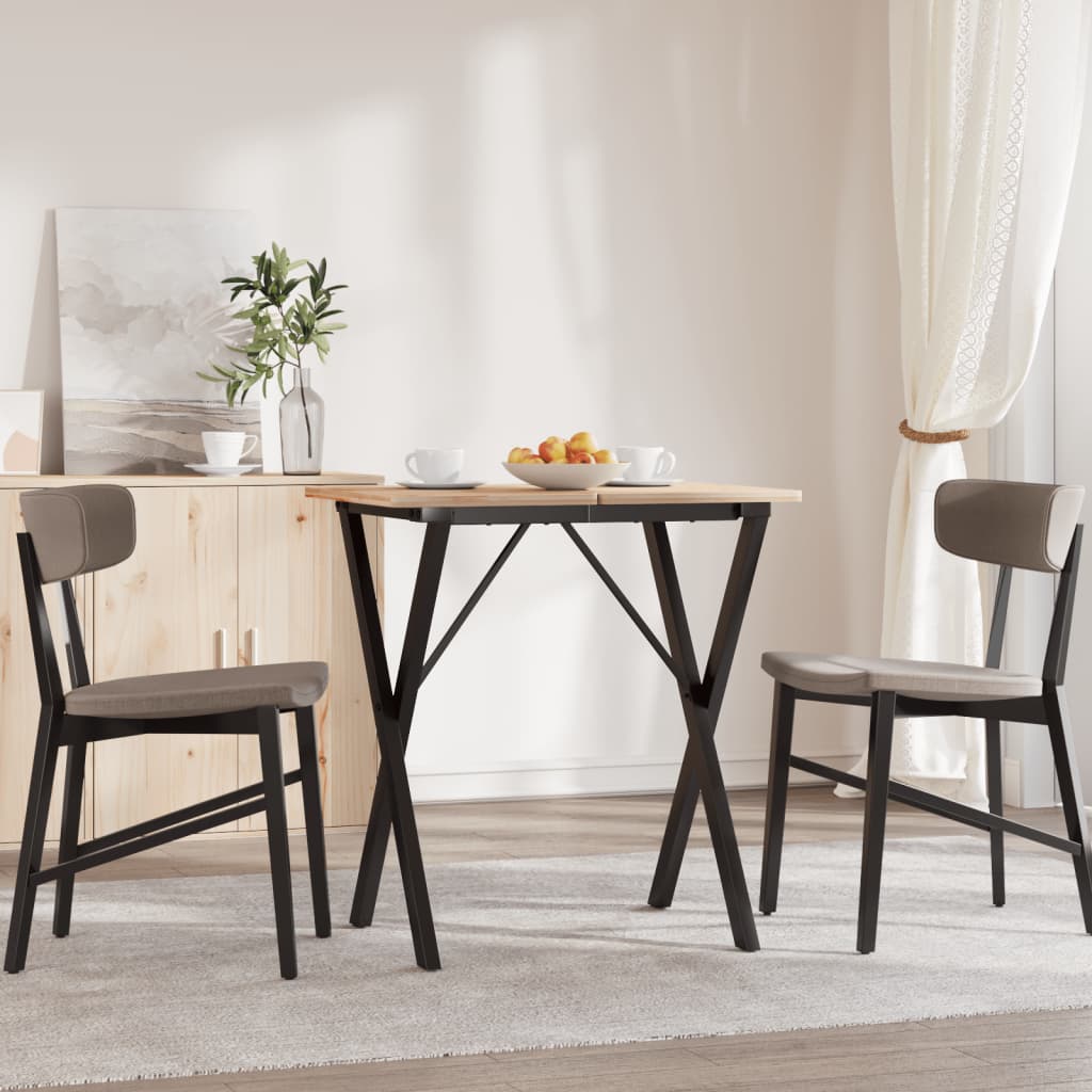 Pernas para mesa de jantar estrutura em x aço
