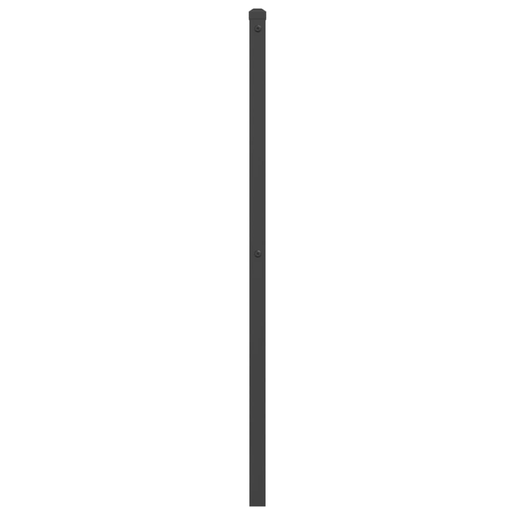 Cabeceira de substituição 75 cm metal preto
