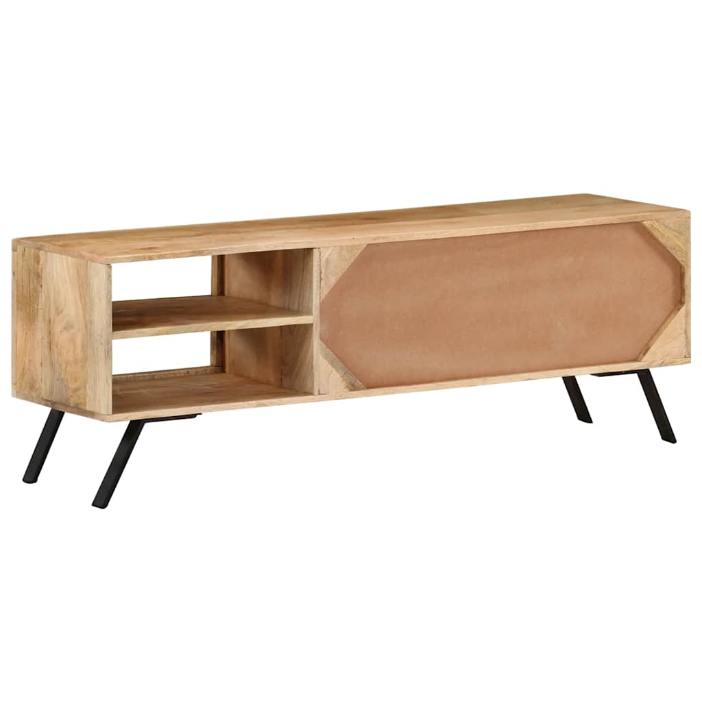 Móvel de TV 110x30x40 cm madeira de mangueira maciça