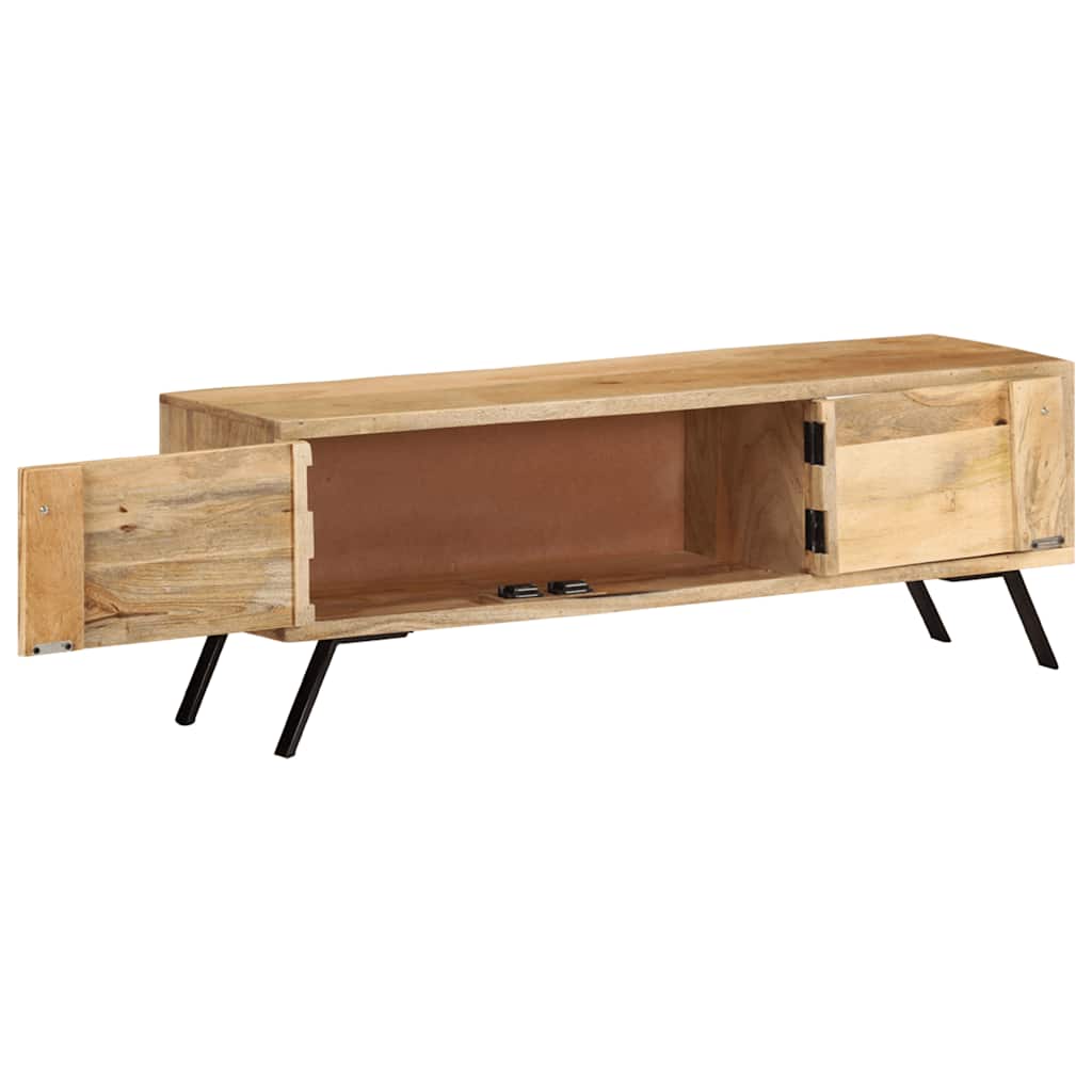 Móvel de TV 110x30x40 cm madeira de mangueira maciça