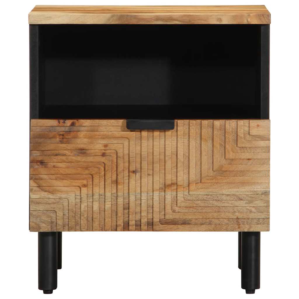 Mesa de cabeceira 40x33x46 cm em madeira maciça de acácia