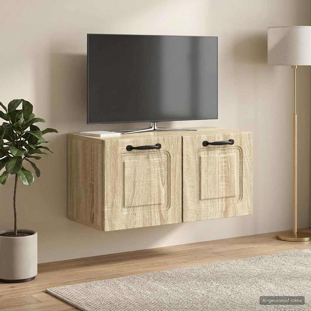 Gabinete de TV de parede carvalho sonoma 59,5 x 31 x 30 cm