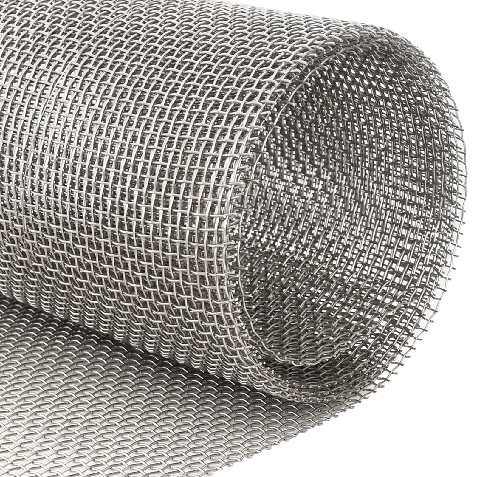 Tela de malha 80 x 200 cm 6 mesh aço inoxidável 201 prateado