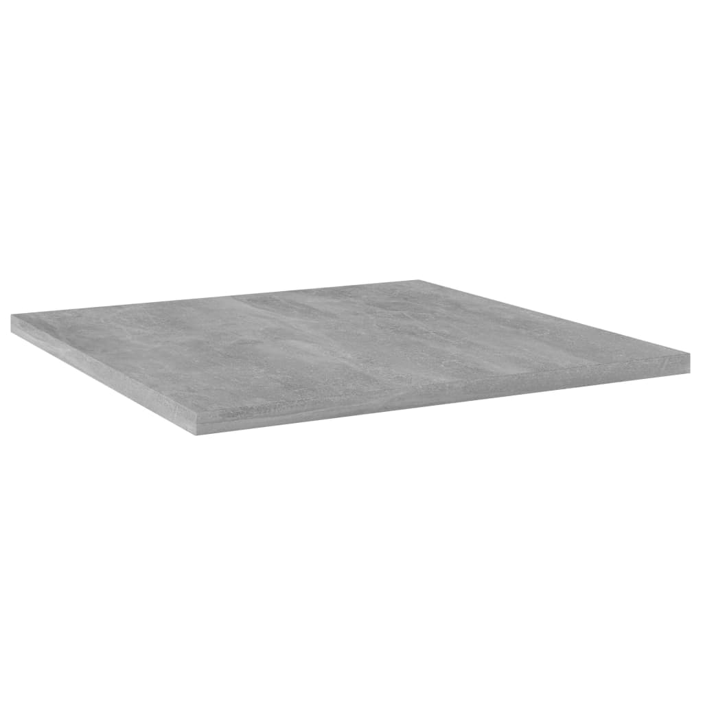 Prateleiras para estante 4 pcs derivados de madeira cinza