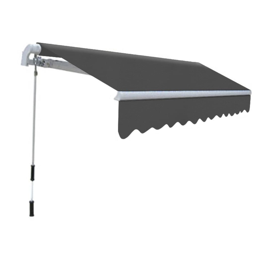 Toldo dobrável manual 300 cm antracite