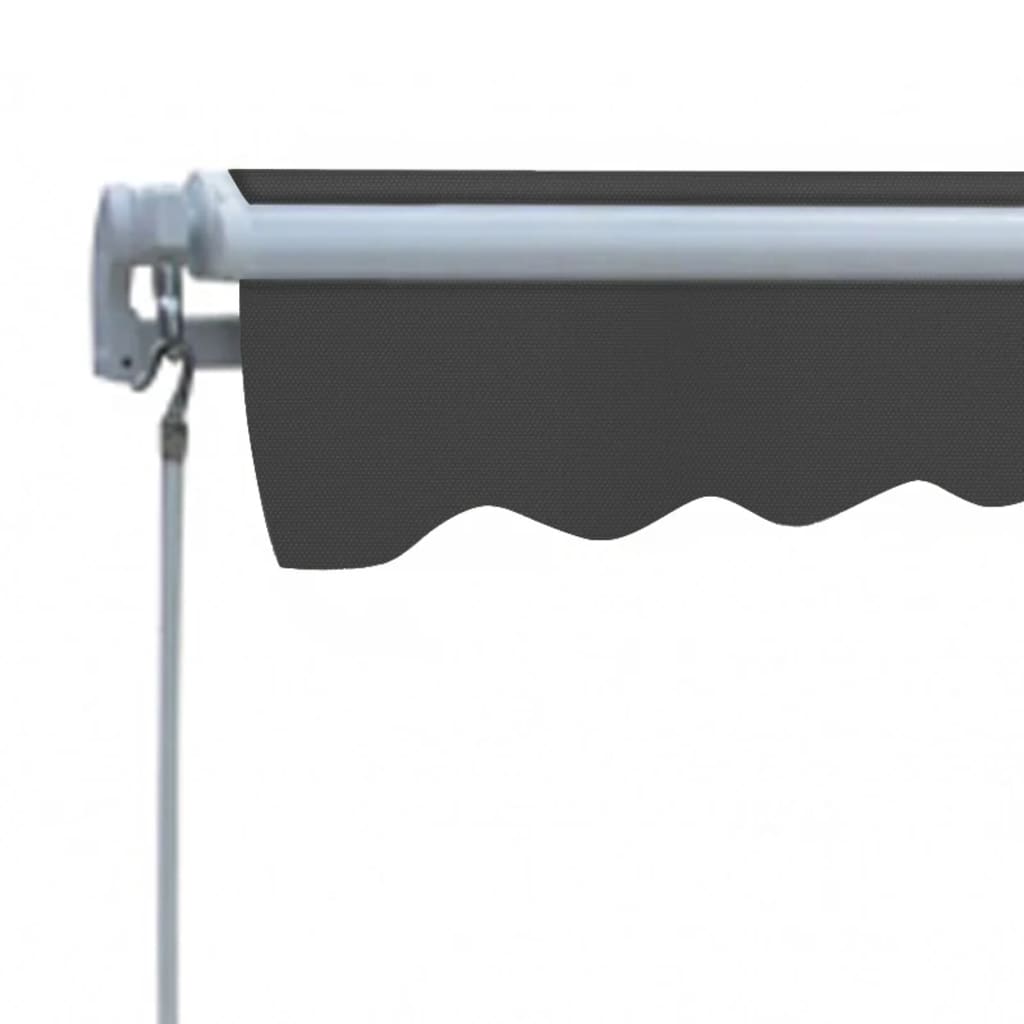Toldo dobrável manual 300 cm antracite
