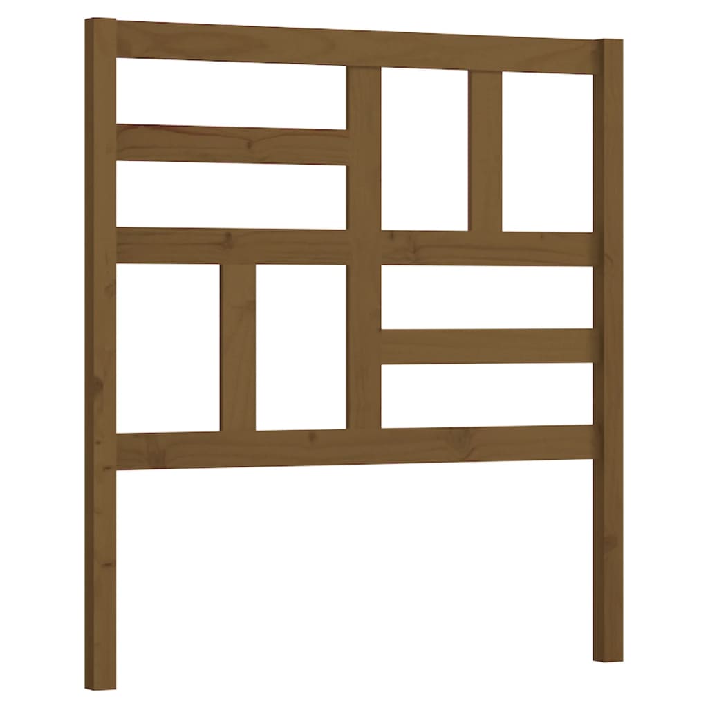 Cabeceira de cama 96x4x104 cm pinho maciço castanho mel