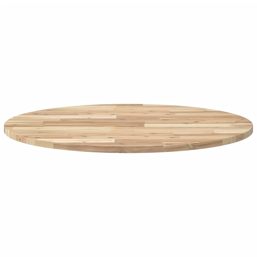 Tampo de mesa redondo ø80x2 cm madeira de acácia maciça