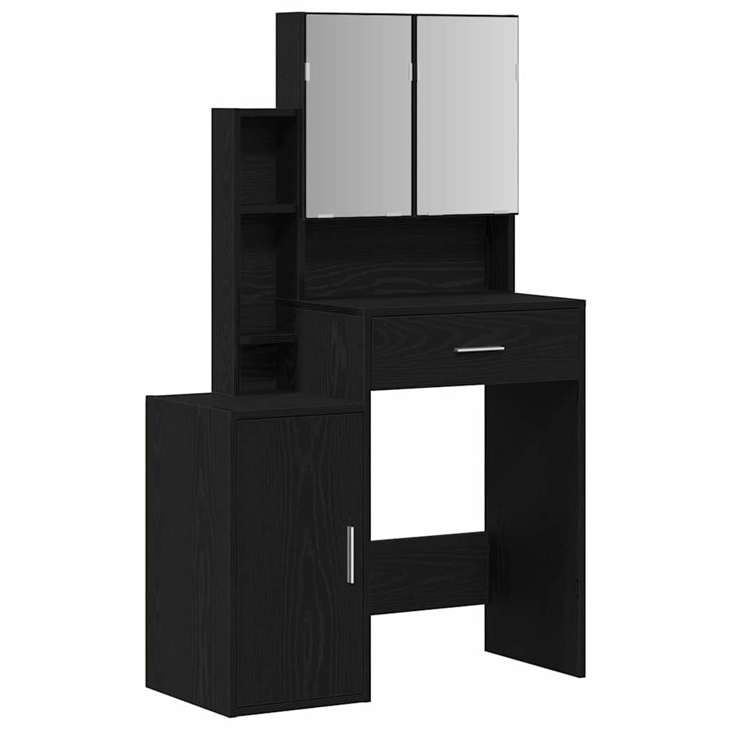 Mesa de vestir carvalho preto 80 x 35 x 132 cm
