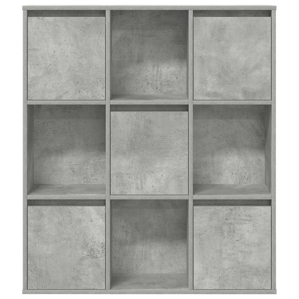 Estante 89x24x101,5 cm derivados de madeira cinzento cimento