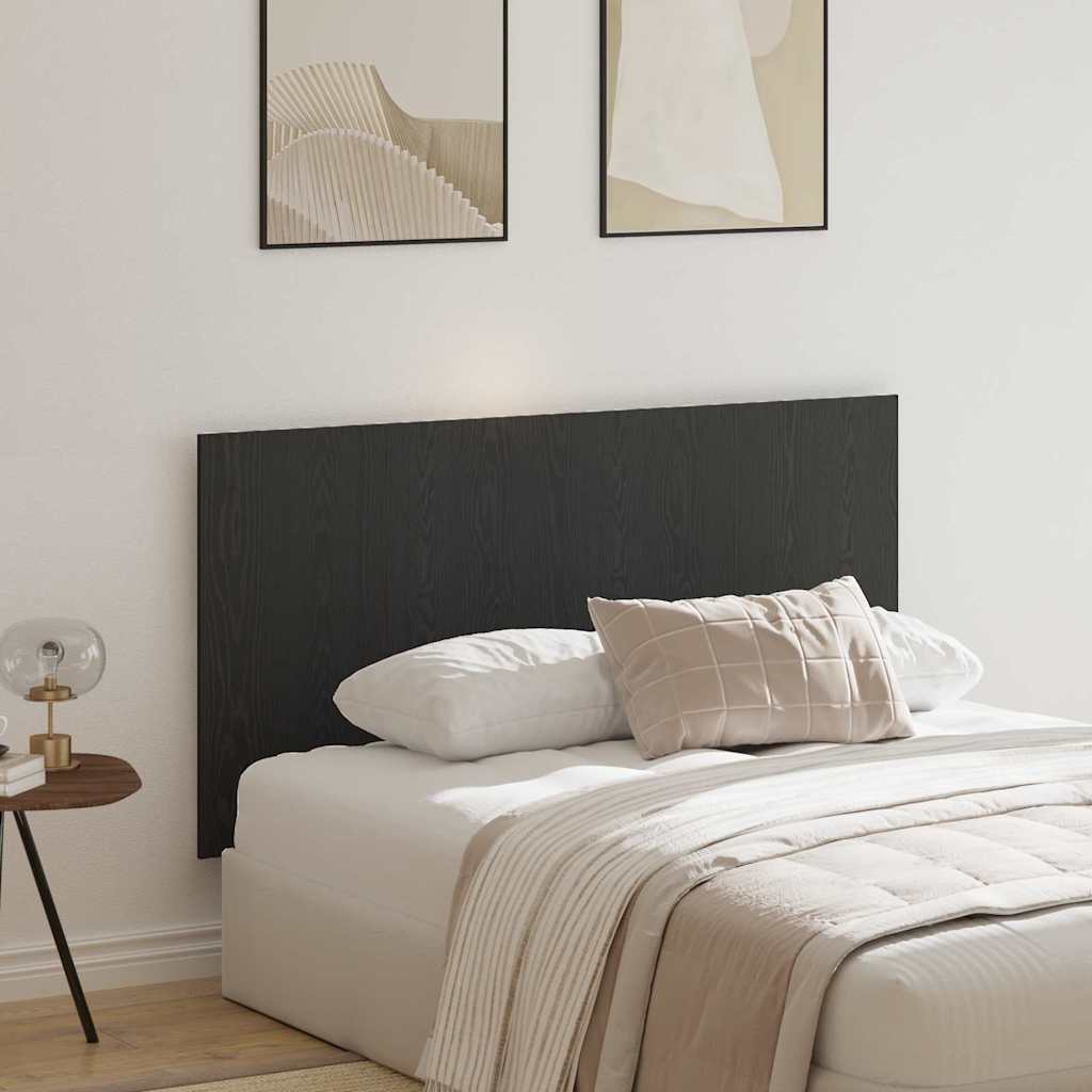 Cabeceira de cama carvalho preto derivados de madeira