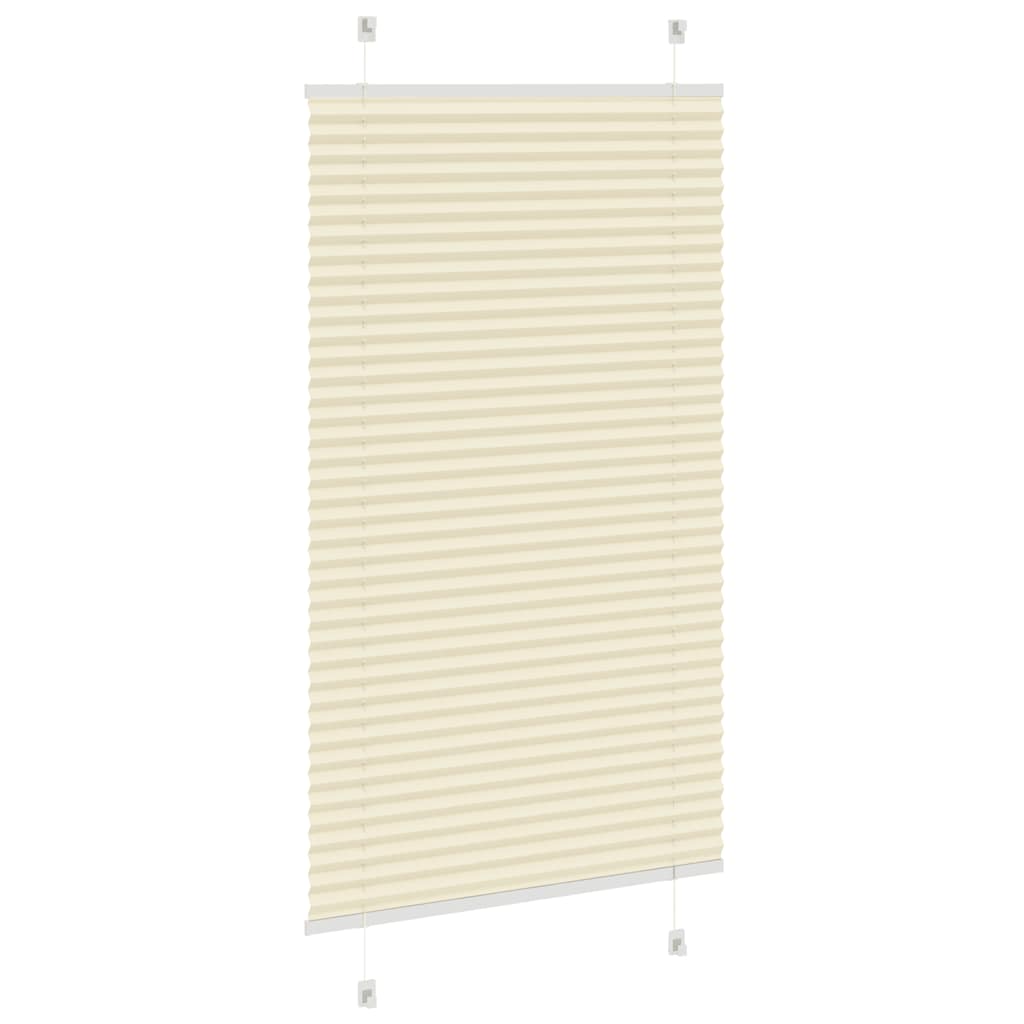 Creme plissada cega 70x100 cm largura tecido 69,4 cm poliéster